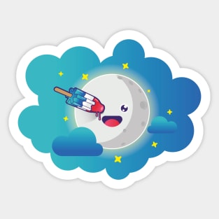 Popsicle_From the Earth to the Moon Sticker